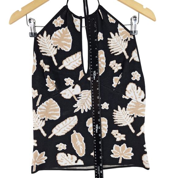 Womens Top Large Halter Floral Boho Babydoll Y2K Fairy Cottagecore Coquette NWT‎ - Picture 4 of 7